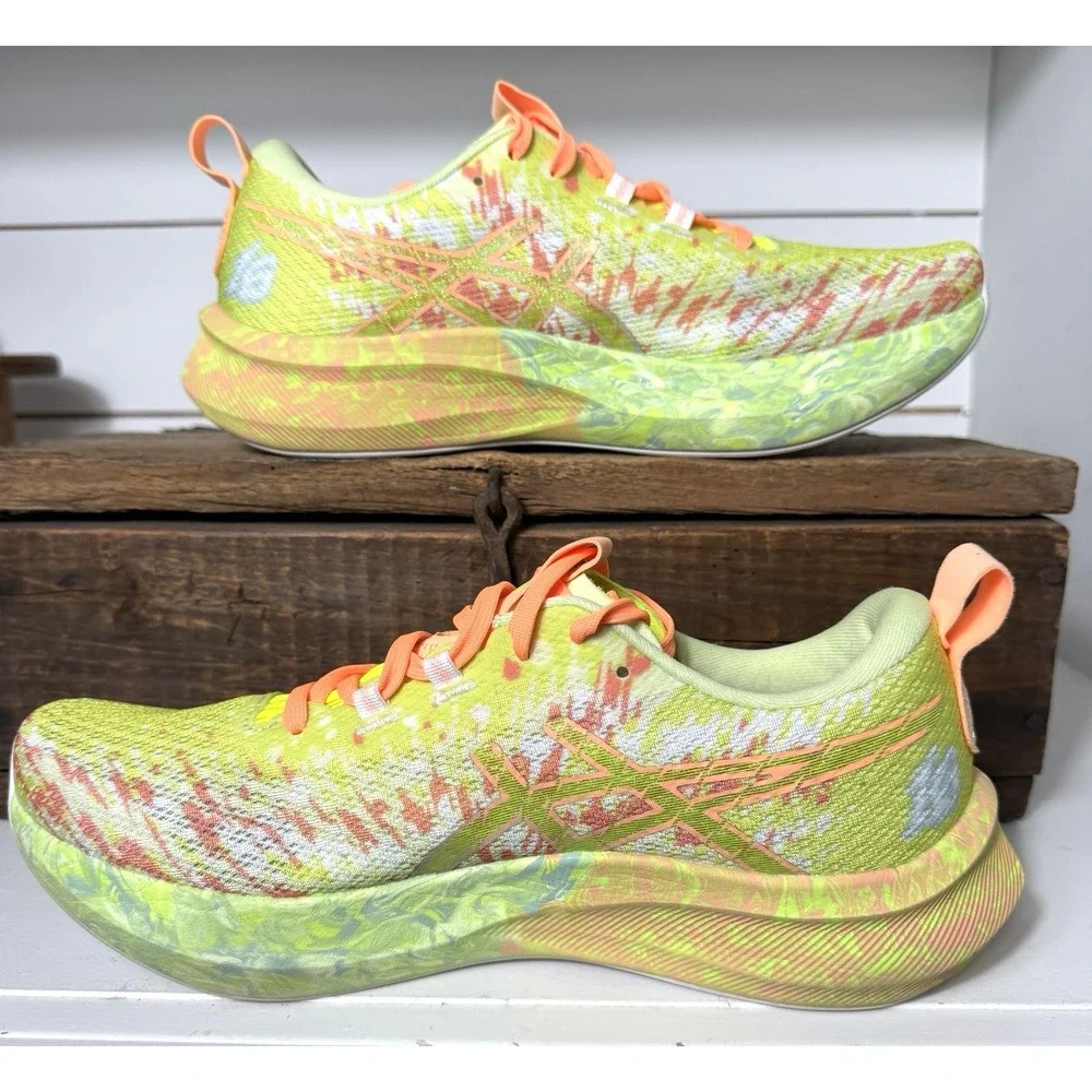 Asics Noosa Tri 16 Yellow/Cool Matcha Mens Running Shoes 10.5 1011B872-750 NEW